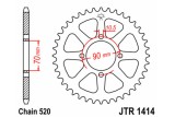 Couronne JT SPROCKETS acier standard 1414 - 520