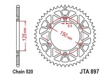 Couronne JT SPROCKETS Racelite aluminium noir 897 - 520