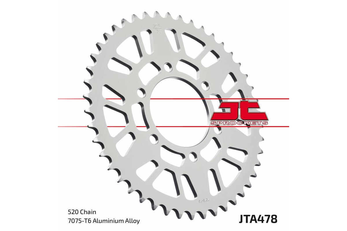Couronne JT SPROCKETS aluminium ultra-light 478 - 520