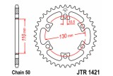 Couronne JT SPROCKETS acier standard 1421 - 530