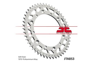 Couronne JT SPROCKETS aluminium ultra-light anti-boue 853 - 520