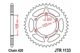 Couronne JT SPROCKETS acier standard 1133 - 420