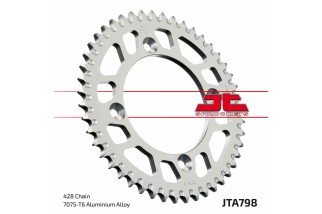 Couronne JT SPROCKETS aluminium ultra-light anti-boue 798 - 428