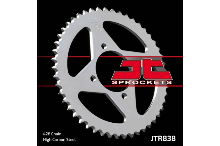 Couronne JT SPROCKETS acier standard 838 - 428