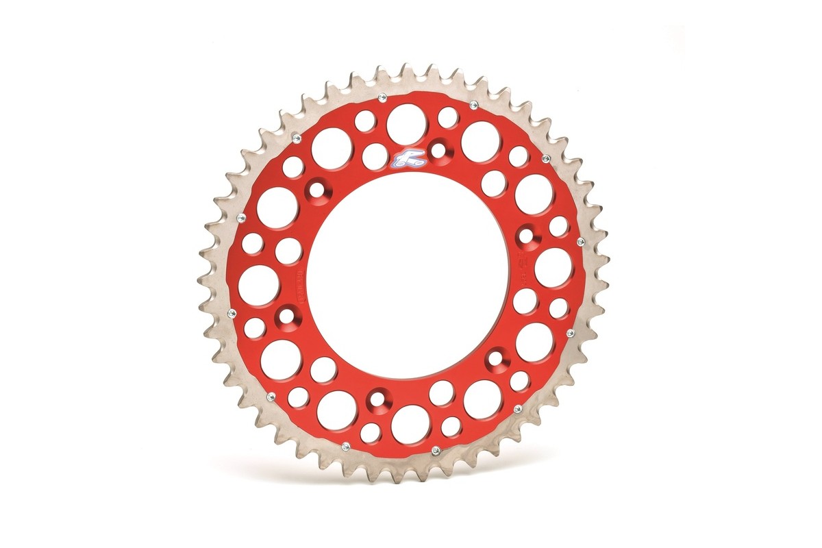 Couronne RENTHAL Twinring aluminium Ultra-Light anti-boue anodisé dur HA - 520