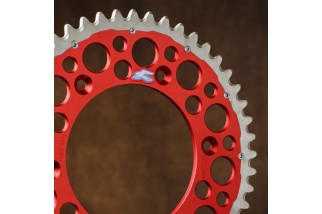 Couronne RENTHAL Twinring aluminium Ultra-Light anti-boue anodisé dur HA - 520