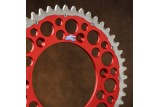Couronne RENTHAL Twinring aluminium Ultra-Light anti-boue anodisé dur HA - 520