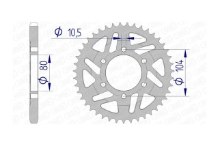 Couronne AFAM aluminium 17610525