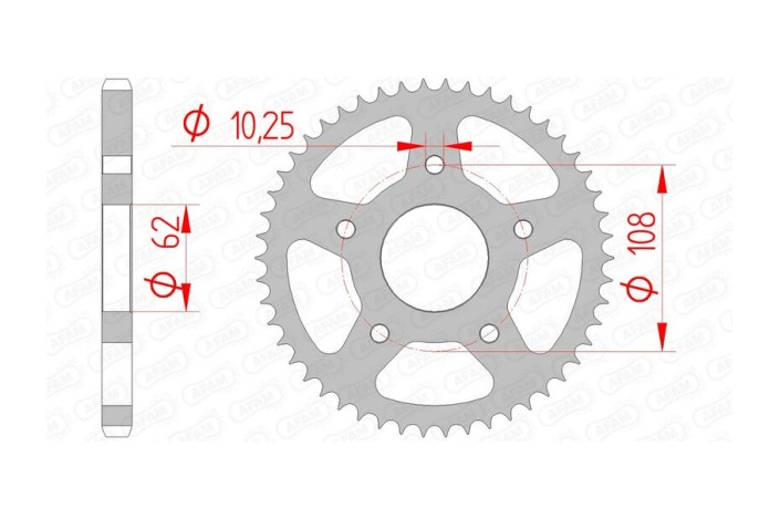 Couronne AFAM acier standard 47201 - 428