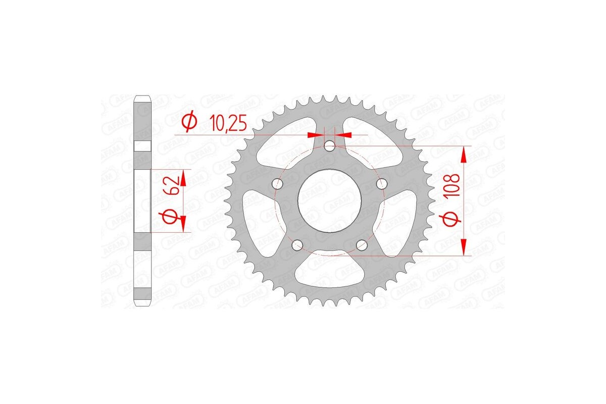 Couronne AFAM acier standard 47201 - 428