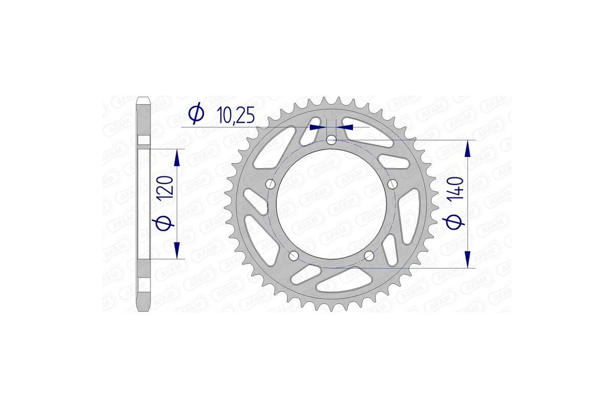 Couronne AFAM aluminium 15605 - 520