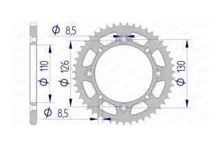 Couronne AFAM aluminium 17107420