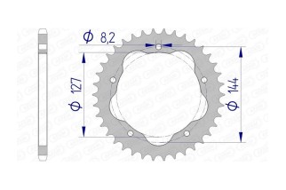 Couronne AFAM aluminium 51607 - 520 - Nécessite un porte couronne AFAM