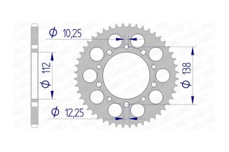 Couronne AFAM aluminium Ultra-Light 11509 - 520