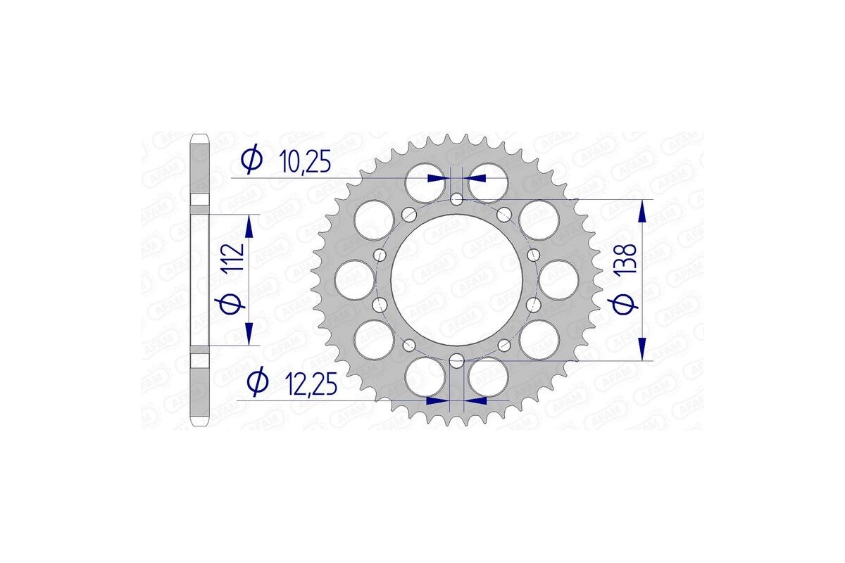Couronne AFAM aluminium Ultra-Light 11509 - 520