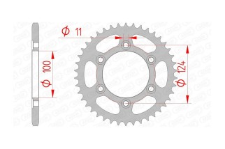 Couronne AFAM acier standard 50602 - 520