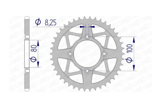 Couronne AFAM aluminium 93320 - 520