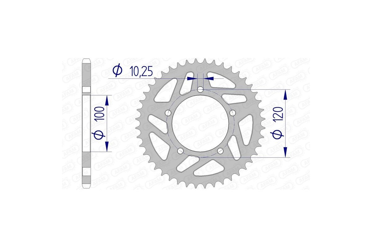 Couronne AFAM aluminium 36801 - 520