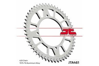 Couronne JT SPROCKETS aluminium ultra-light anti-boue 461 - 420