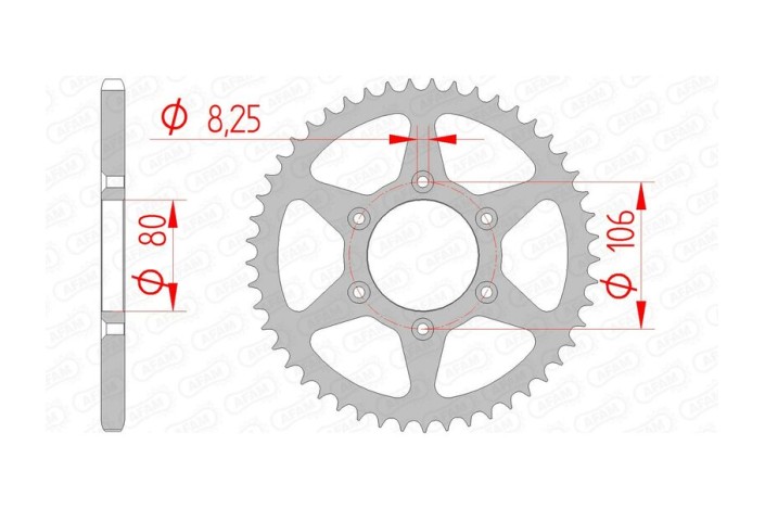 Couronne AFAM acier standard 35204 - 520