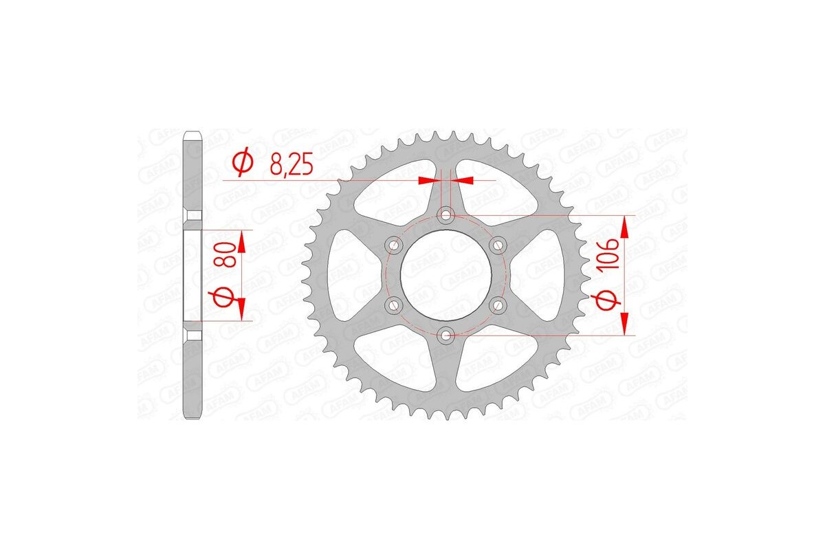 Couronne AFAM acier standard 35204 - 520