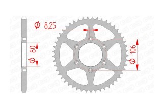Couronne AFAM acier standard 35204 - 520