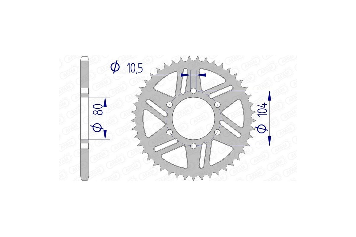 Couronne AFAM aluminium 17606520