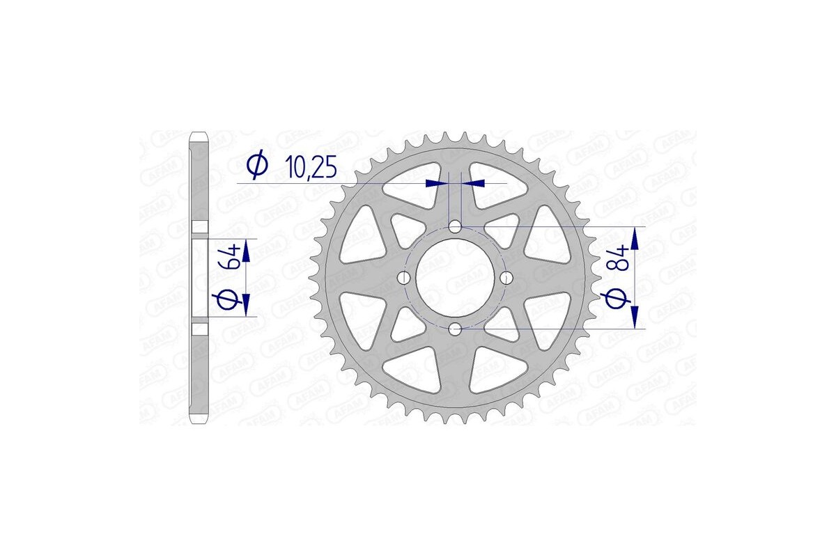 Couronne AFAM aluminium 15310 - 520