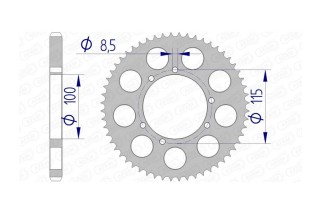 Couronne AFAM aluminium 93117 - 428