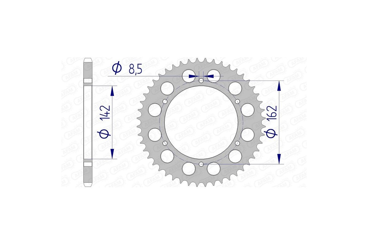 Couronne AFAM aluminium 15305 - 520