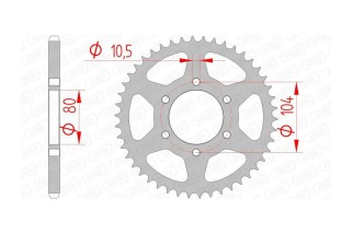 Couronne AFAM acier standard 16606 - 520