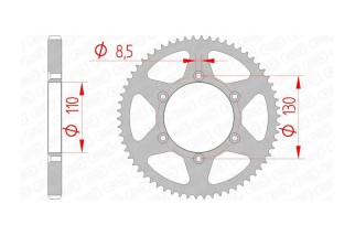 Couronne AFAM acier standard 116100 - 420