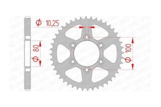 Couronne AFAM acier standard 92666 - 525