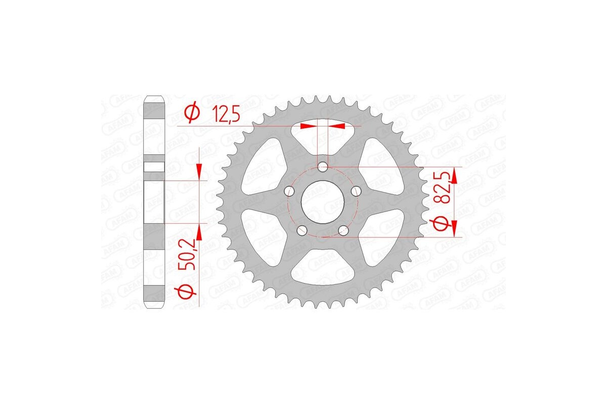 Couronne AFAM acier standard 92803 - 530