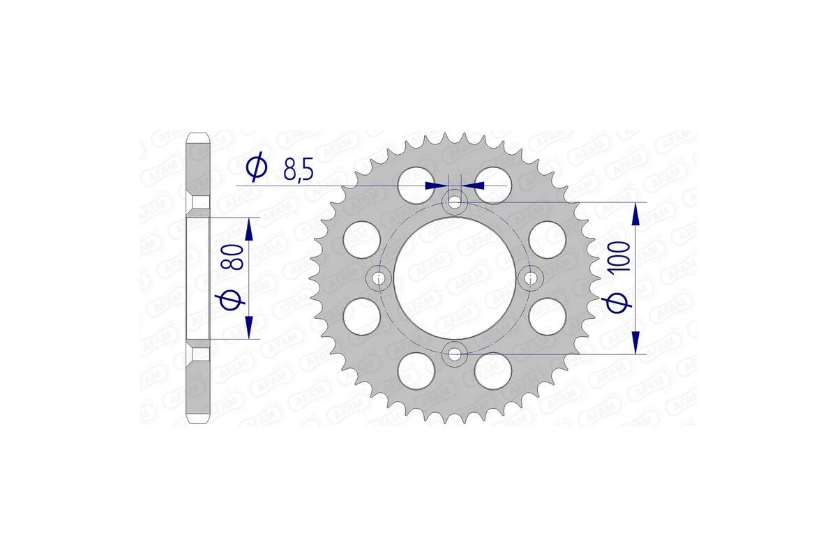 Couronne AFAM aluminium Ultra-Light 11110 - 428