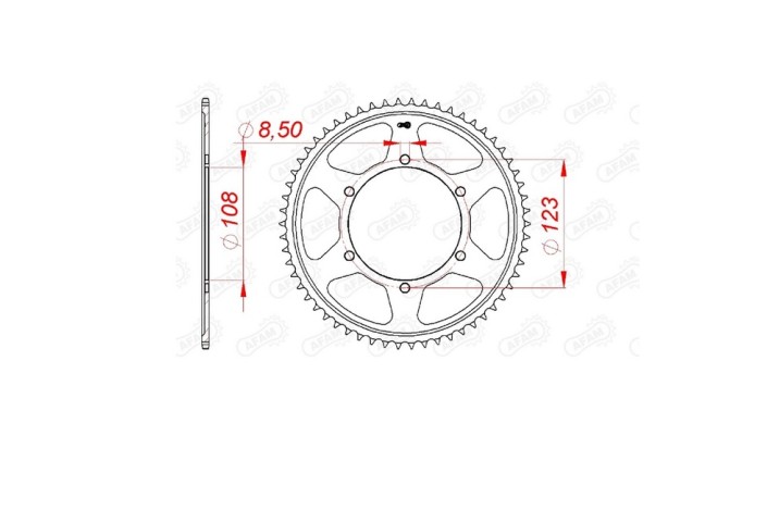 Couronne AFAM acier standard 92220 - 428