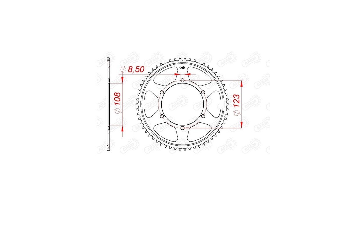 Couronne AFAM acier standard 92220 - 428