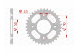 Couronne AFAM acier standard 10117 - 420