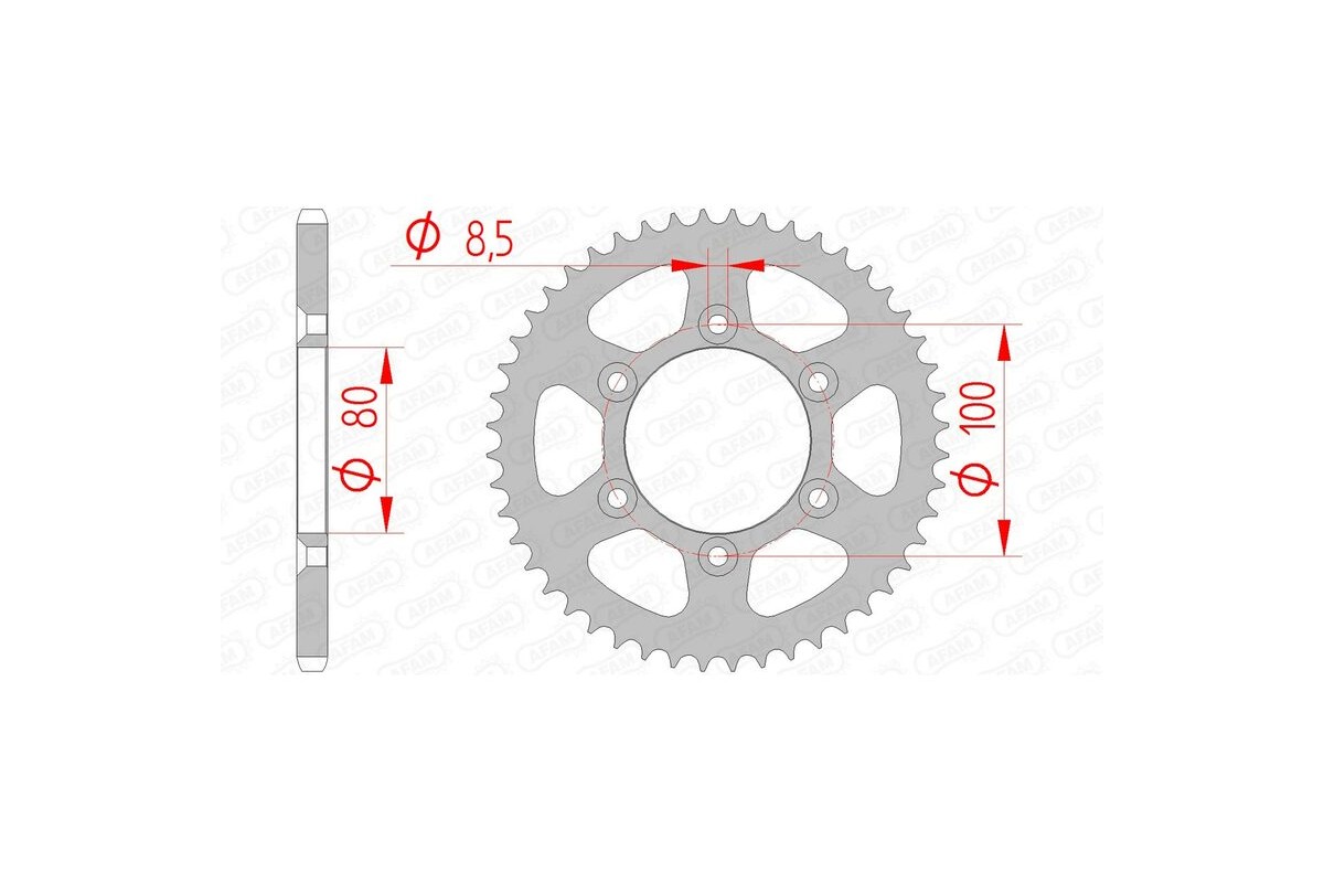 Couronne AFAM acier standard 80103 - 420