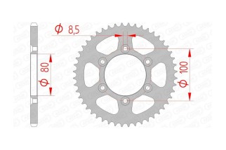 Couronne AFAM acier standard 80103 - 420