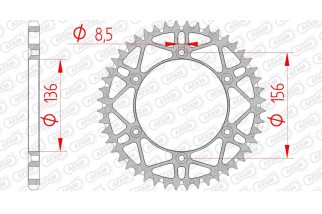 Couronne AFAM acier anti-boue 14206 - 520