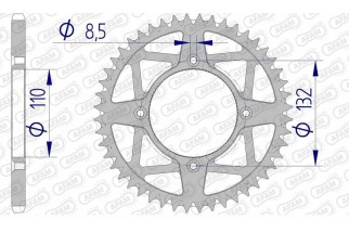 Couronne AFAM aluminium Ultra-Light anti-boue 72306 - 520