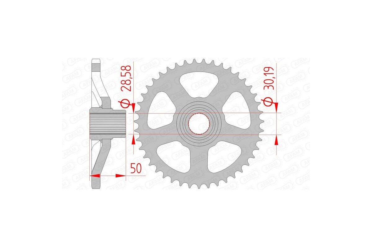 Couronne AFAM acier standard 35100 - 415