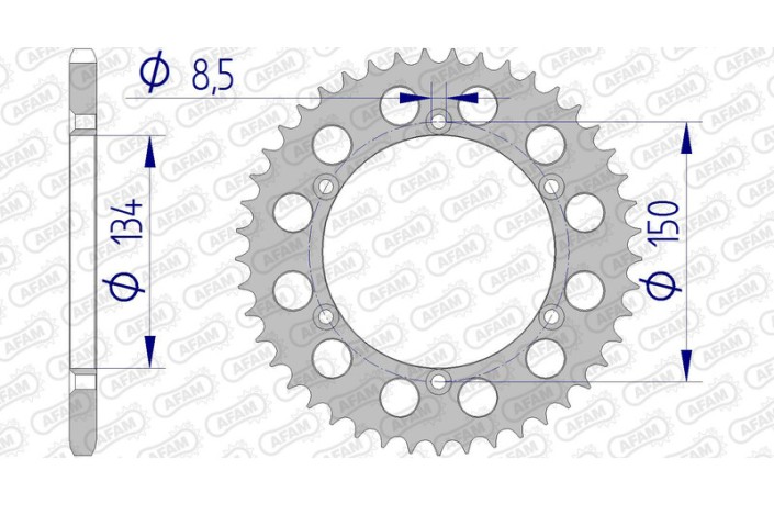 Couronne AFAM aluminium 17206520