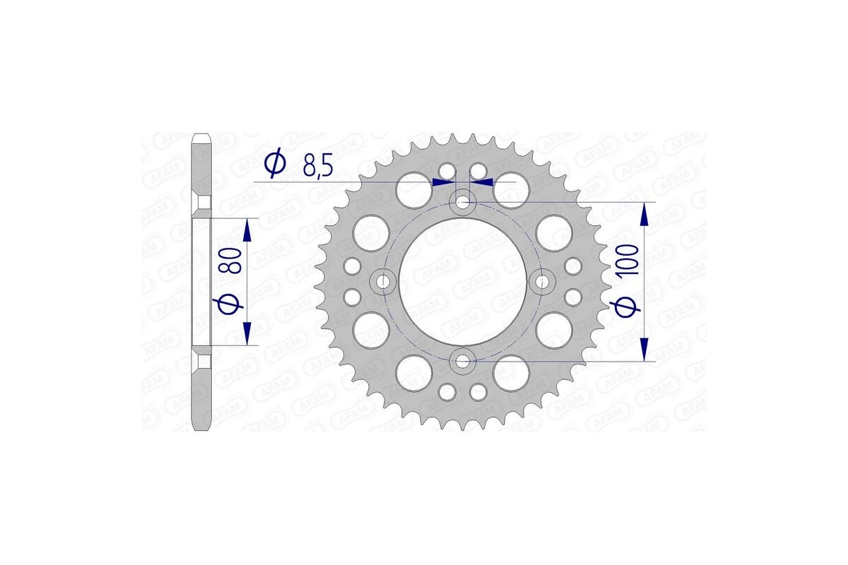 Couronne AFAM aluminium Ultra-Light 11101 - 420
