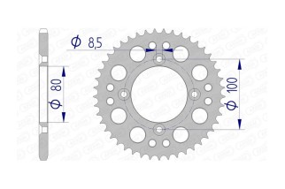 Couronne AFAM aluminium Ultra-Light 11101 - 420