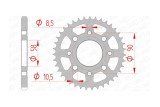 Couronne AFAM acier standard 10201 - 428