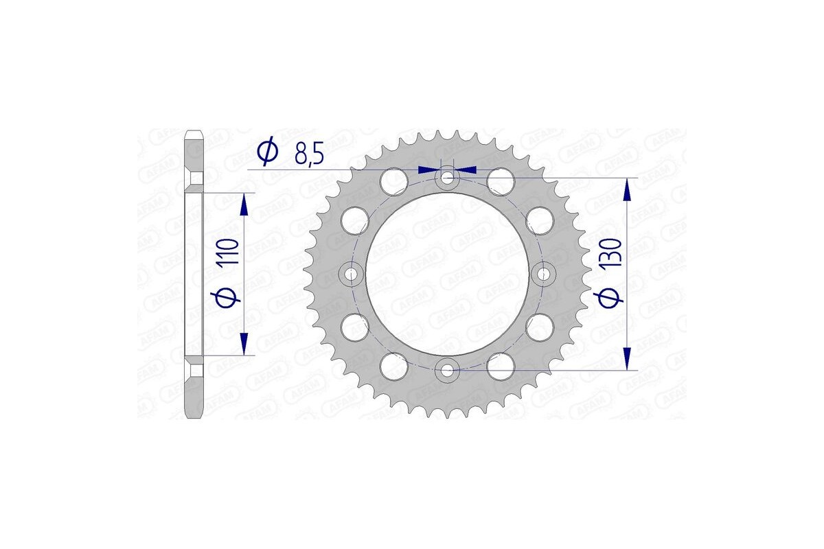 Couronne AFAM aluminium Ultra-Light 11104 - 420