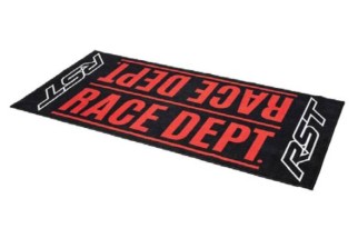 Tapis de paddock RST Race Dept - noir/rouge 100 x 200 cm