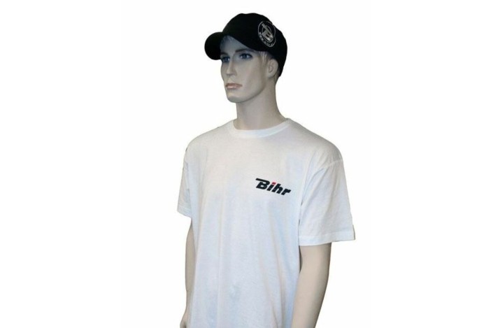 T-shirt BIHR Blanc 150g coton - taille S